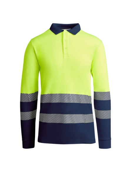 Polo técnico alta visibilidad de manga larga170g/m²  ADULTO  - ATRIO L/S ROLY