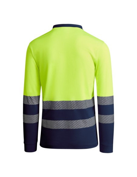 Polo tècnic alta visibilitat de màniga llarga170g/m² ADULT - ATRIO L/S ROLY