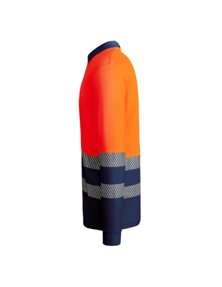 Polo tècnic alta visibilitat de màniga llarga170g/m² ADULT - ATRIO L/S ROLY