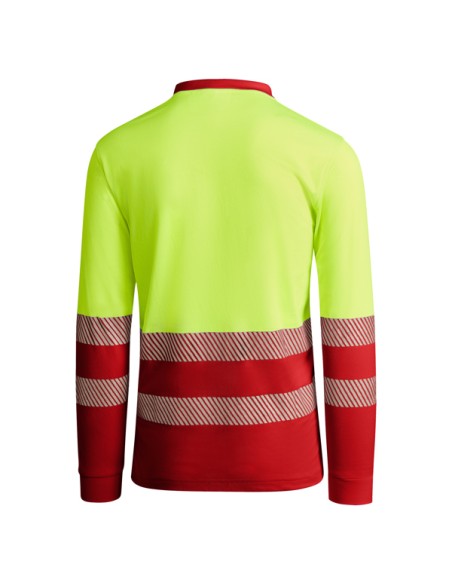 Polo técnico alta visibilidad de manga larga170g/m²  ADULTO  - ATRIO L/S ROLY