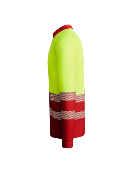 Polo tècnic alta visibilitat de màniga llarga170g/m² ADULT - ATRIO L/S ROLY
