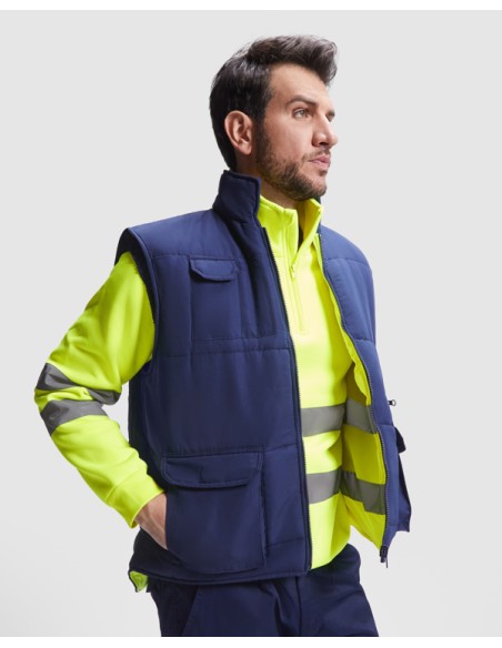 Armilla reversible multibutxaques i alta visibilitat - PERSEI ROLY