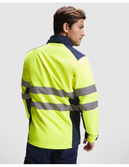 Softshell bicolor d'alta visibilitat resistent a l'aigua - ANTARES ROLY