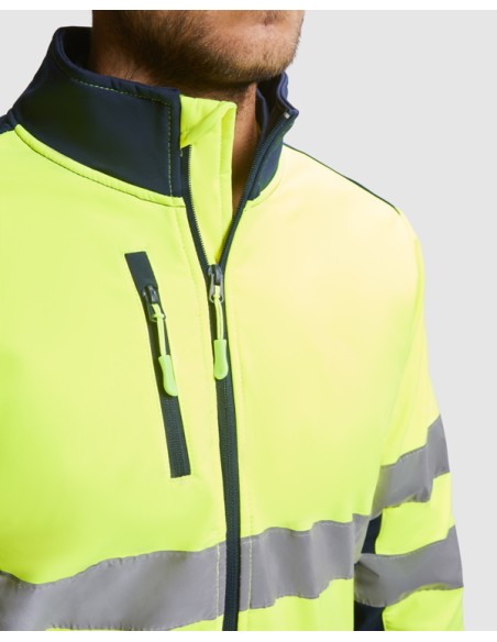 High-visibility, water-resistant, two-tone softshell - ANTARES ROLY