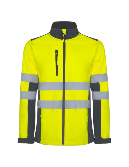 High-visibility, water-resistant, two-tone softshell - ANTARES ROLY