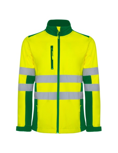 High-visibility, water-resistant, two-tone softshell - ANTARES ROLY