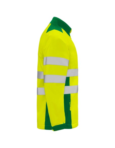 Softshell bicolor d'alta visibilitat resistent a l'aigua - ANTARES ROLY