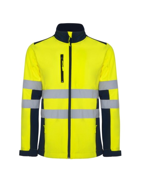 High-visibility, water-resistant, two-tone softshell - ANTARES ROLY