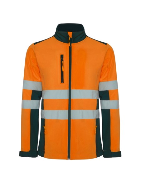 High-visibility, water-resistant, two-tone softshell - ANTARES ROLY
