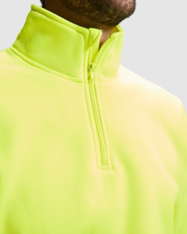 High-visibility half-zip polyester... High-visibility half-zip polyester...