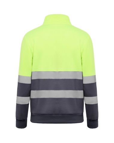 High-visibility half-zip polyester... High-visibility half-zip polyester...