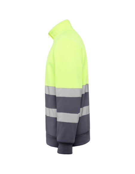 High-visibility half-zip polyester sweatshirt - SPICA ROLY