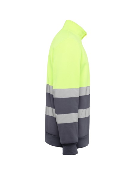 High-visibility half-zip polyester sweatshirt - SPICA ROLY
