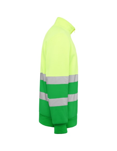 High-visibility half-zip polyester sweatshirt - SPICA ROLY