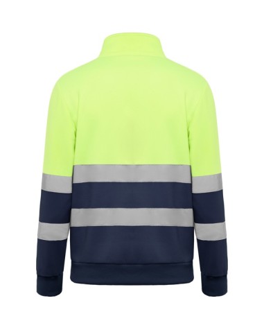 High-visibility half-zip polyester... High-visibility half-zip polyester...