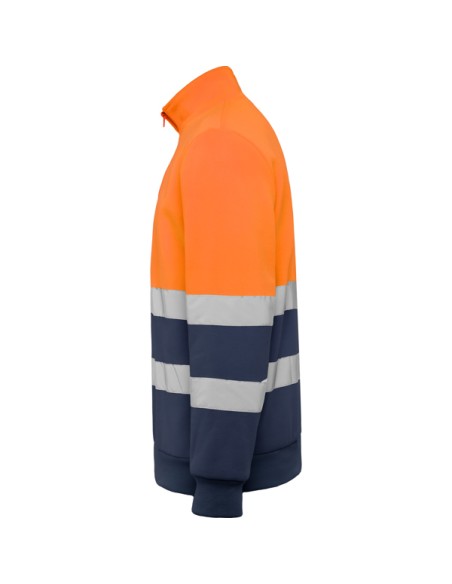 High-visibility half-zip polyester sweatshirt - SPICA ROLY