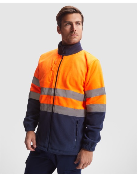 High-visibility full-zip fleece jacket - ALTAIR ROLY