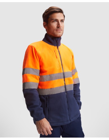 High-visibility full-zip fleece jacket - ALTAIR ROLY