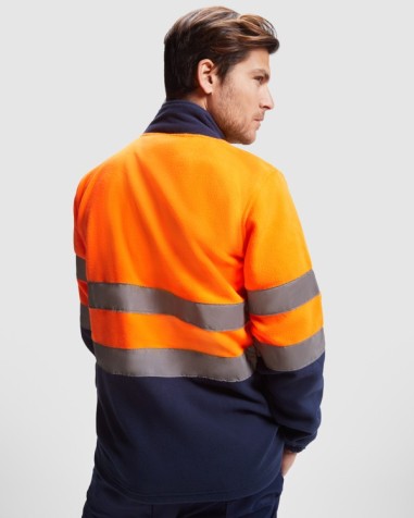 High-visibility full-zip fleece... High-visibility full-zip fleece...