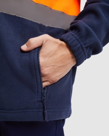 High-visibility full-zip fleece... High-visibility full-zip fleece...