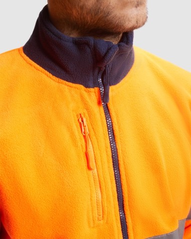 High-visibility full-zip fleece... High-visibility full-zip fleece...