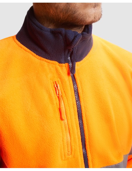 High-visibility full-zip fleece jacket - ALTAIR ROLY