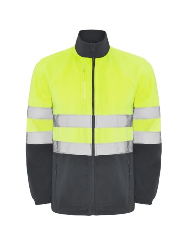 High-visibility full-zip fleece... High-visibility full-zip fleece...