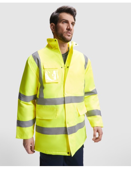 High-visibility quilted parka with waterproof fabric - MERAK ROLY
