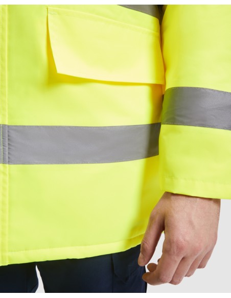 High-visibility quilted parka with waterproof fabric - MERAK ROLY