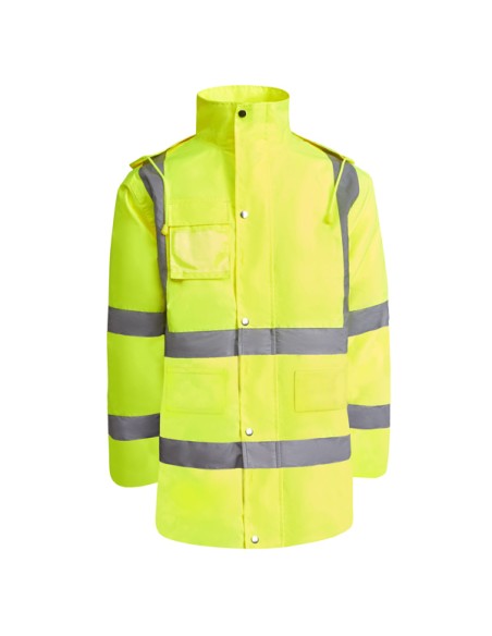 Parka acolchada de alta visibilidad combinada, tejido impermeable - MERAK ROLY