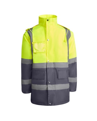 High-visibility quilted parka with... High-visibility quilted parka with...
