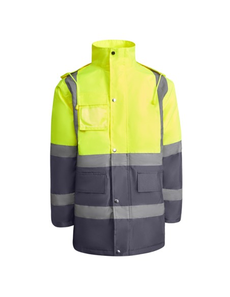 Parka acolchada de alta visibilidad combinada, tejido impermeable - MERAK ROLY