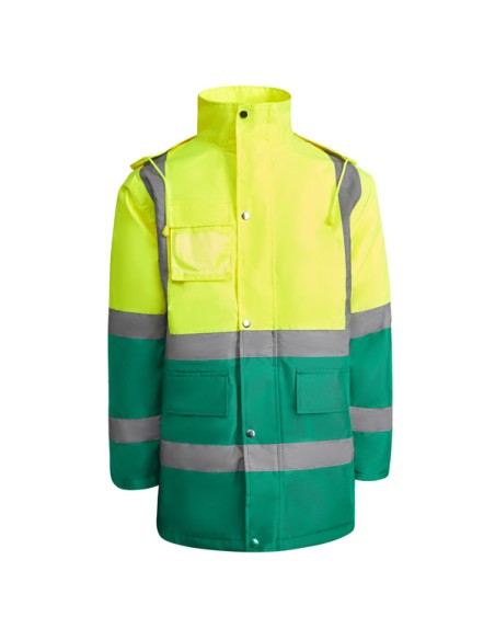 Parka matelassée haute visibilité en tissu imperméable - MERAK ROLY