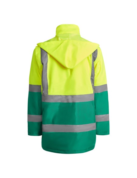High-visibility quilted parka with waterproof fabric - MERAK ROLY