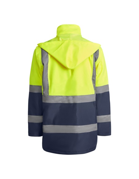 Parka acolchada de alta visibilidad combinada, tejido impermeable - MERAK ROLY