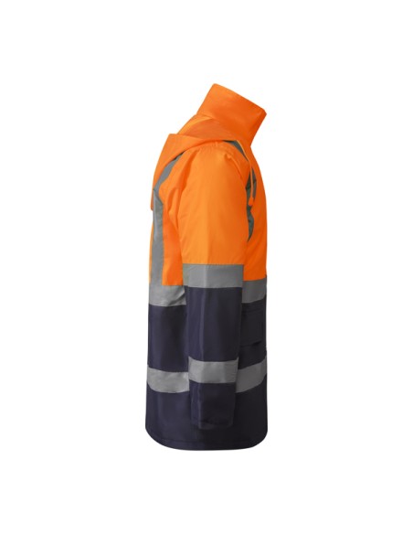 Parka encoixinada d´alta visibilitat combinada, teixit impermeable - MERAK ROLY