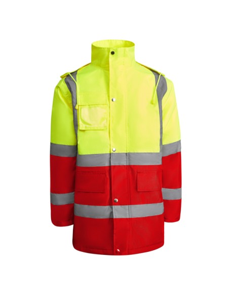 High-visibility quilted parka with waterproof fabric - MERAK ROLY