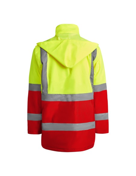 Parka matelassée haute visibilité en tissu imperméable - MERAK ROLY