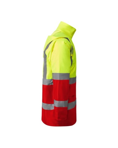 High-visibility quilted parka with... High-visibility quilted parka with...