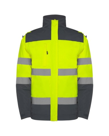 High-visibility padded parka,... High-visibility padded parka,...