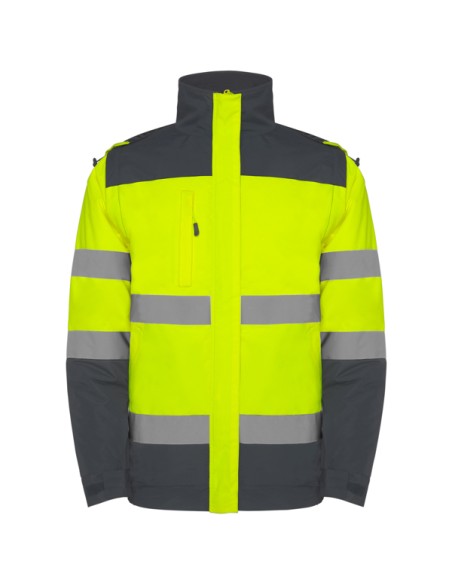 High-visibility padded parka, waterproof fabric - EPSYLON ROLY
