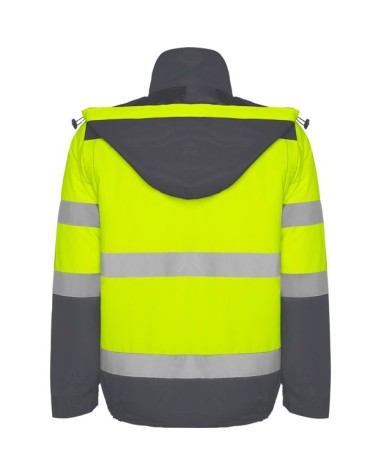 High-visibility padded parka,... High-visibility padded parka,...