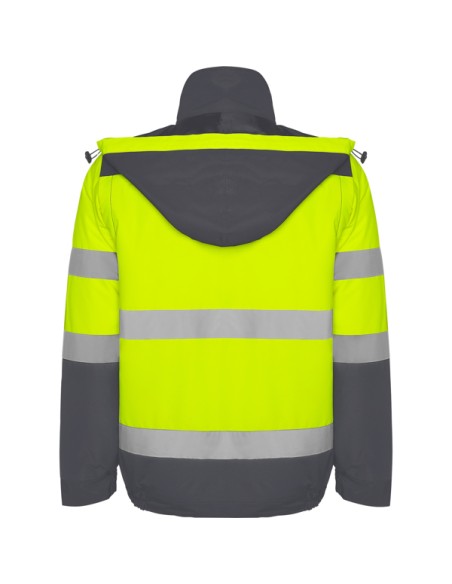 High-visibility padded parka, waterproof fabric - EPSYLON ROLY