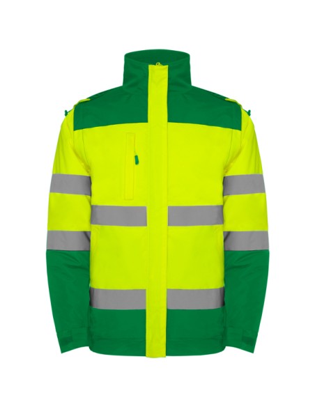 High-visibility padded parka, waterproof fabric - EPSYLON ROLY