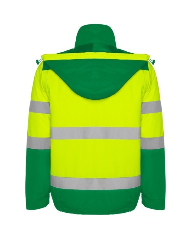 High-visibility padded parka,... High-visibility padded parka,...