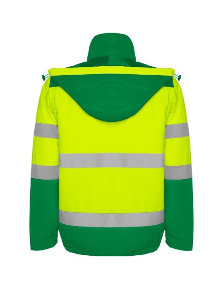 High-visibility padded parka, waterproof fabric - EPSYLON ROLY