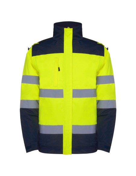 High-visibility padded parka, waterproof fabric - EPSYLON ROLY