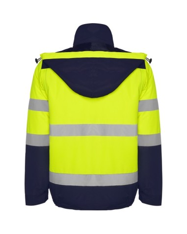 High-visibility padded parka,... High-visibility padded parka,...