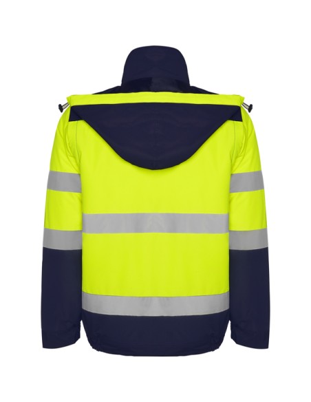 High-visibility padded parka, waterproof fabric - EPSYLON ROLY
