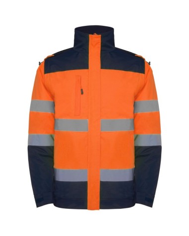 High-visibility padded parka,... High-visibility padded parka,...